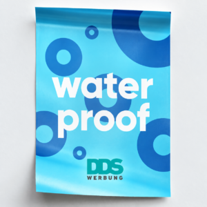 Wasserfestes Poster